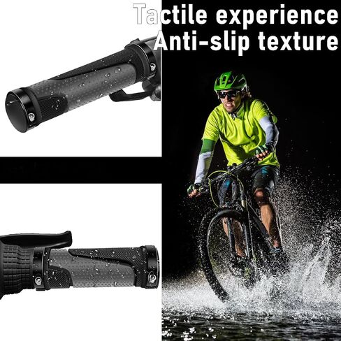 السيطرة على الدراجة قبضة مقود مطاطية غير انزلاق للدراجة الجبلية ، و BMX & Cruiser تصميم قفل مزدوج ، وممتصية الصدمات ، والراحة المريحة للدراجات MTB/ROAD in Saudi Arabia