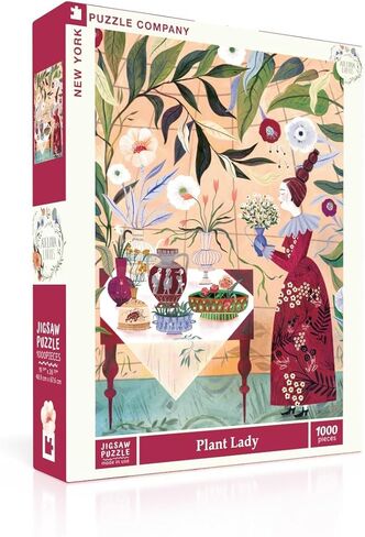 New York Puzzle Company - Adelina Lirius Vintage Shop - 1000 Piece Jigsaw Puzzle for Family Game Nights by Adelina Lirius in Saudi Arabia