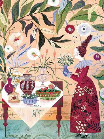 New York Puzzle Company - Adelina Lirius Vintage Shop - 1000 Piece Jigsaw Puzzle for Family Game Nights by Adelina Lirius in Saudi Arabia