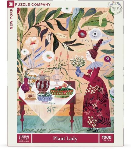 New York Puzzle Company - Adelina Lirius Vintage Shop - 1000 Piece Jigsaw Puzzle for Family Game Nights by Adelina Lirius in Saudi Arabia
