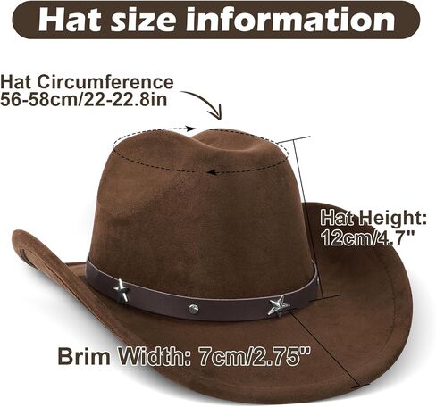 (2 عبوة) قبعات رعاة البقر الوردية للنساء والرجال مع فرق القبعات - إكسسوارات أزياء رعاة البقر الغربية في عيد الهالوين والمهرجانات والبكالوريوس وارتداء اليومية in Kuwait