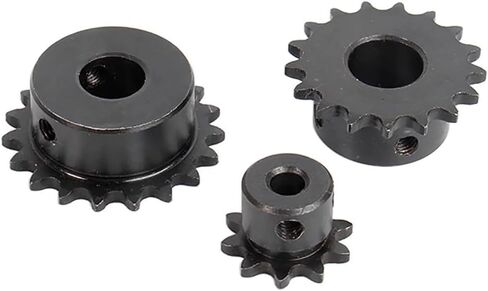 Tooth Roller Chain Sprocket 1Pcs 27-40 Tooth 04C Chain Gear 45# Steel 5mm-18mm Bore Motor Chain Drive Sprocket(38 Teeth,19mm) in Kuwait