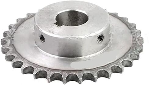 مسنن سلسلة الأسنان مسننة 1PC 10T-20T 08B 45# تروس سلسلة الصلب 10 11 12 13 14 15 16 17 18 19 20 أسنان مفتاح التجويف 10-35 مم (17 أسنان ، 32 مم (Keyway 10mm)) in Kuwait