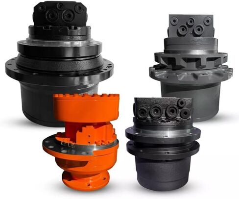 Precision Final Drive Motor Compatible with Kubota U35-4, Excavator, Pre-Filled with Oil, Fully Assembled Hydraulic Travel Drive Motor, Heavy-Duty Metal Construction, Durable & Reliable in Saudi Arabia