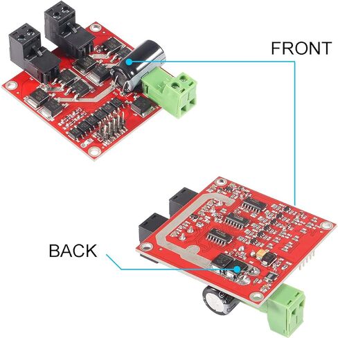 L298 Dual H Bridge Motor Speed ​​Controller DC DRIVER DC 6.5V-27V 7A PWM Motor Motor Board 12V 24V 160W مع عزل Optocoupler ، مع كابل التوصيل in Saudi Arabia