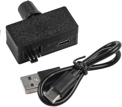 4-Pin Fan Speed Controller USB C Input 12V Output Adjustable Regulator for Computer Cooling System Water Pump 0-100% Range 45x18.5mm Black in Saudi Arabia