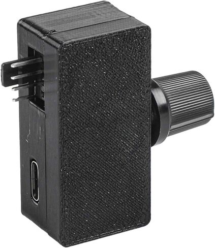 4-Pin Fan Speed Controller USB C Input 12V Output Adjustable Regulator for Computer Cooling System Water Pump 0-100% Range 45x18.5mm Black in Saudi Arabia