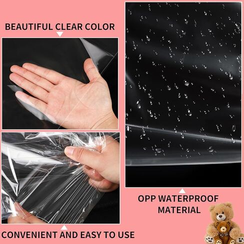 Jumbo Large Clear Cellophane Gift Bags 40x50 Inch for Large Gift Baskets in Saudi Arabia