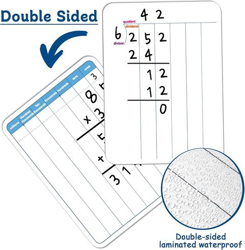 24Pcs Dry Erase Music Staff Lap Boards for Student Reusable Musical Notes Double Sided Erasable Cardboard Music Note Whiteboard for Musical Teacher Classroom Homeschool Portable Teaching Tool 12" x 9" in Saudi Arabia