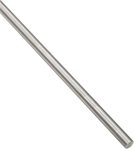 Grade 2 Titanium Round Bar, Unpolished (Mill) Finish, Annealed, ASTM B348/ASME SB-348, 0.125" Diameter, 36" Length, OnlineMetals in Saudi Arabia