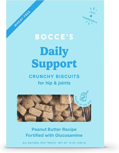 Bocce's Bakery Oven Baked Sunday Roach Treat for Dogs ، وعلاجات الكلاب الخالية من القمح ، مصنوعة من مكونات حقيقية ، مخبوزة في الولايات المتحدة الأمريكية ، البسكويت الطبيعي للدجاج واليقطين ، 5 أوقية in Kuwait