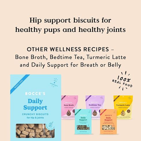Bocce's Bakery Oven Baked Sunday Roach Treat for Dogs ، وعلاجات الكلاب الخالية من القمح ، مصنوعة من مكونات حقيقية ، مخبوزة في الولايات المتحدة الأمريكية ، البسكويت الطبيعي للدجاج واليقطين ، 5 أوقية in Kuwait