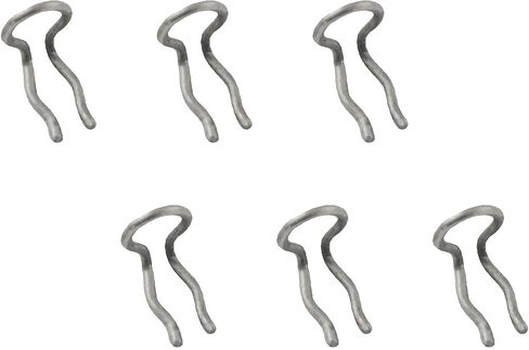 Taodan 12pcs دراجة تصاعد مقطع من التيتانيوم الحديد دراجة الفرجار الربيع مقطع 0.25x0.18x0.03inch فرامل الفرجار لطريق الجبل cyclocross الدراجة مقطع دبوس ثابت in Saudi Arabia