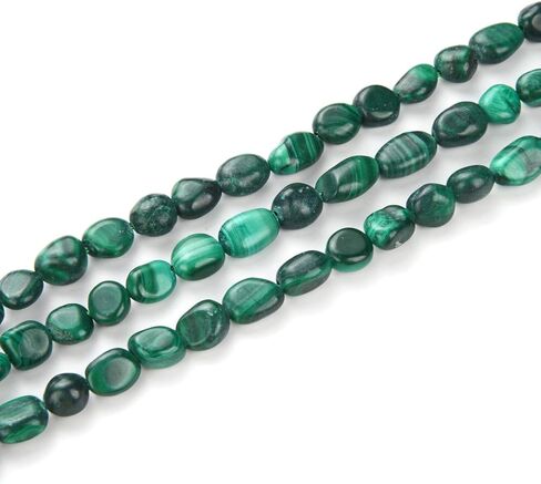 3 Strands Adabele Natural Kyanite Blue Crystals Gemstone Loose Beads 6mm to 8mm Free Form Oval Tumbled Pebble Gem Stone Spacer (45 Inch) for Jewelry Making GZ11-38 in Saudi Arabia