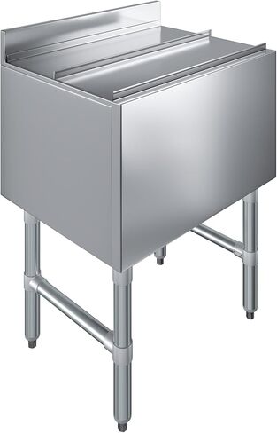 AmGood 18.5" x 24" x 33" Stainless Steel Ice Chest with Sliding Lid | Large Ice Bin | NSF in Saudi Arabia
