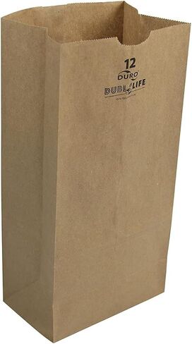 Duro Bag Mfg. Co. 18412 12# 100% Recycled Kraft Bag in Saudi Arabia