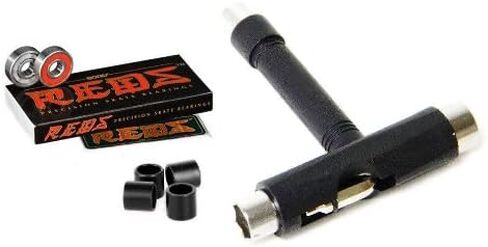 Bones Reds Bearings + Skate T-Tool + Spacers (Red) in Kuwait
