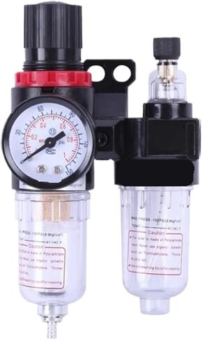 Air Source Processor Compressor AFC2000 1/4 Air Filter Oil Water Seperator Regulator Pressure Reducer Vavle Trap(AFC2000w10mm) in Kuwait