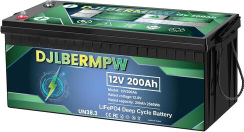 بطارية 12V 100AH ​​LIFEPO4 بطارية 12V الليثيوم 100AH ​​، 15000 بطاريات ليثيوم بدورة عميقة المدمجة في 100A BMS 1280WH و 10 سنوات من العمر ل RV ، Solar ، Golf Cart ، Kayak ، 30-70 IBS Trolling Motor in Kuwait