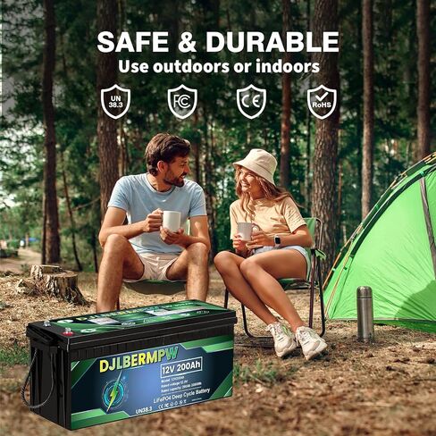 بطارية 12V 100AH ​​LIFEPO4 بطارية 12V الليثيوم 100AH ​​، 15000 بطاريات ليثيوم بدورة عميقة المدمجة في 100A BMS 1280WH و 10 سنوات من العمر ل RV ، Solar ، Golf Cart ، Kayak ، 30-70 IBS Trolling Motor in Kuwait