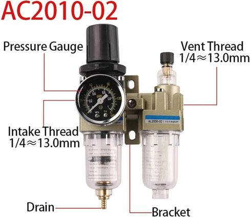 AC2010/3010/4010 سلسلة AC مرشحات الهواء الفلز الزيت والمياه منظم ضغط ضغط مضخة الهاوية (AC3010-02) in Kuwait