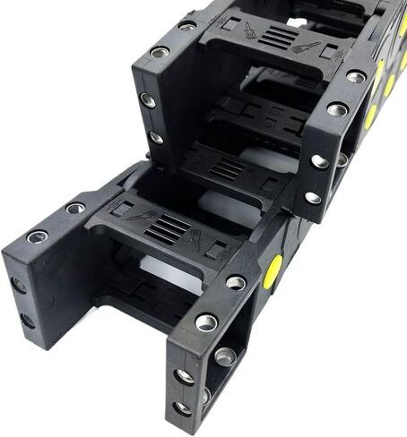 Transmission Chain of Power 1 Meter 30x57mm Bridge Type Cable Chain Wire Drag Carrier Transmission Towline for CNC Engraving Machine Trailer Transmission Chain of Power(R75) in Saudi Arabia