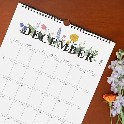 Cabbrix Mini Calendar 2025-2026 تقويم الحائط ، 18 شهرًا ، يمتد التقويم من يوليو 2025 إلى ديسمبر 2026 ، مخطط شهري يبلغ 6 × 9 بوصة لتنظيم المنازل المدرسية in Kuwait