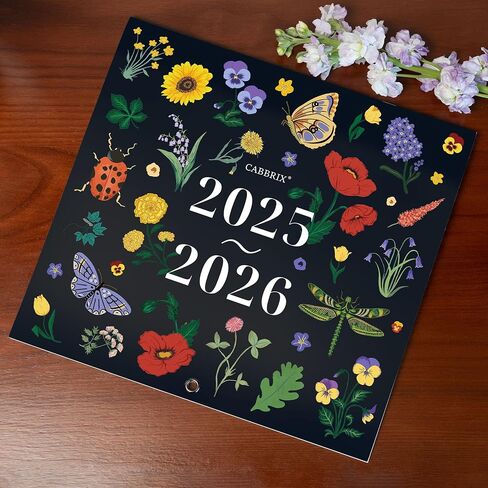 Cabbrix Mini Calendar 2025-2026 تقويم الحائط ، 18 شهرًا ، يمتد التقويم من يوليو 2025 إلى ديسمبر 2026 ، مخطط شهري يبلغ 6 × 9 بوصة لتنظيم المنازل المدرسية in Kuwait