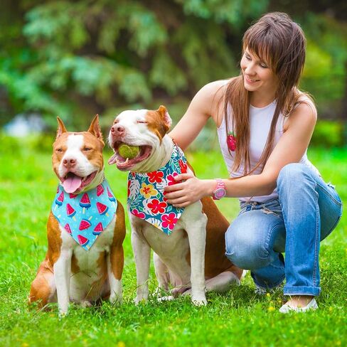 48 Pcs 4th of July Dog Bandanas Bulk Patriotic Bandana to Dog Independence Day Puppy Triangle Scarf Bibs Adjustable Washable Scarves for Small Medium Pet Independence Day Costume Accessory in Saudi Arabia