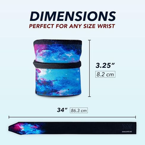 Galaxy Wrist Wraps for Weightlifting, Powerlifting, Crossfit, Gymnastics, MMA, Strength Training, Olympic Weightlifting, Cross Training, Body Building, Yoga Support in Saudi Arabia