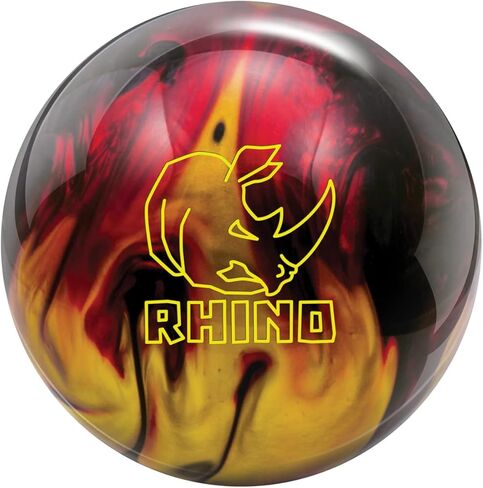 Brunswick Rhino Bowling Ball ، Red/Black/Gold ، 15 LB in Saudi Arabia