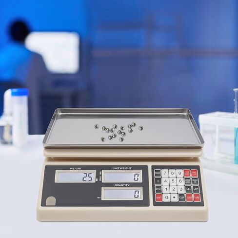 Digital Counting Scale - Electronic Scale for Parts and Coins, 10kg Capacity, 0.1g Precision, Perfect for Inventory Management and Piece Counting in Saudi Arabia
