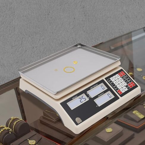 Digital Counting Scale - Electronic Scale for Parts and Coins, 10kg Capacity, 0.1g Precision, Perfect for Inventory Management and Piece Counting in Saudi Arabia