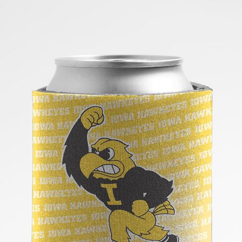 University of Iowa Can Woolers-6 حزم مرخصة من Hawkeyes شرب الأكمام-يناسب 12 أوقية العلب والزجاجات-الرغوة المعزولة للذيل ، BBQS و Game Day-Victorystore in Saudi Arabia
