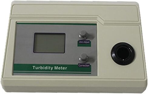 Dissolved Meter Kit 0～200NTU Desktop Turbidity Meter Error ±8% (±2.5% F.S) Suspended Particulate Matter Content Measuring Instrument Swimming Pools Aquaculture School Teaching Lab in Saudi Arabia