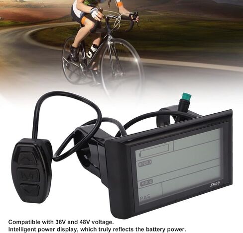 Tbest Electric LCD Display Panel,36V 48V Electric LCD S900 Display Control Panel LCD Display Meter for Electric (Protocol 2) in Kuwait