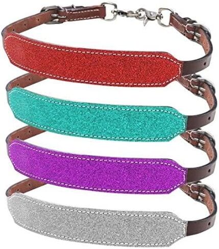 Showman Glitter Overlay Leather Wither Strap in Kuwait