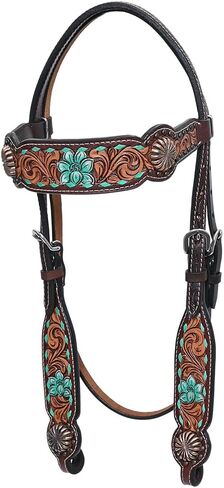Hilason Western Horse Floral Headstall Terct in Saudi Arabia
