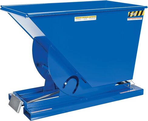Vestil D-75-LD Steel Light Duty Dumping Hopper 3/4 Cubic Yard 2000 LB. السعة الأزرق in Saudi Arabia