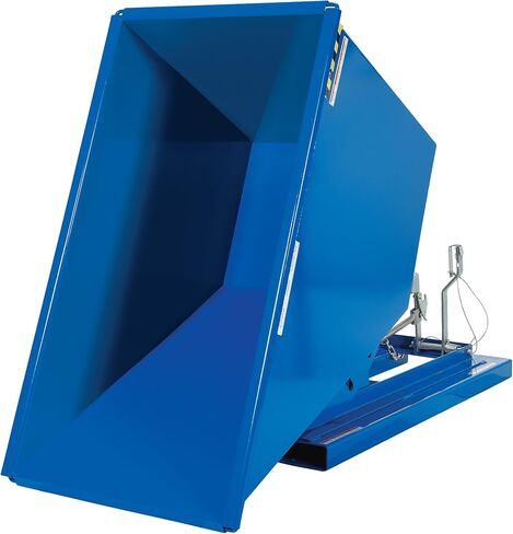 Vestil D-75-LD Steel Light Duty Dumping Hopper 3/4 Cubic Yard 2000 LB. السعة الأزرق in Saudi Arabia