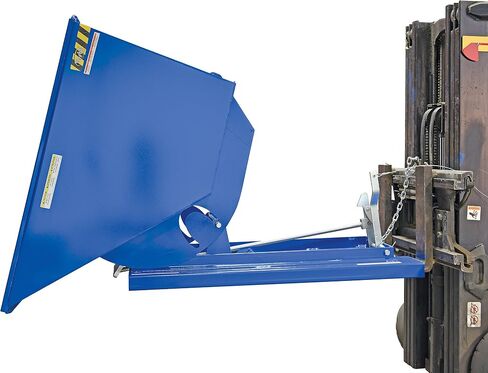 Vestil D-75-LD Steel Light Duty Dumping Hopper 3/4 Cubic Yard 2000 LB. السعة الأزرق in Saudi Arabia