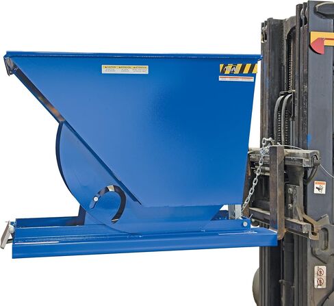 Vestil D-75-LD Steel Light Duty Dumping Hopper 3/4 Cubic Yard 2000 LB. السعة الأزرق in Saudi Arabia