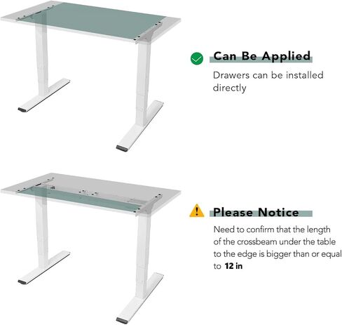 Pull-Out Desk Drawer - Office Storage Organizer Mounts Easily, Space-Saving Slide-Out Drawer for Under Desk (23.22 in Internal Width) in Saudi Arabia