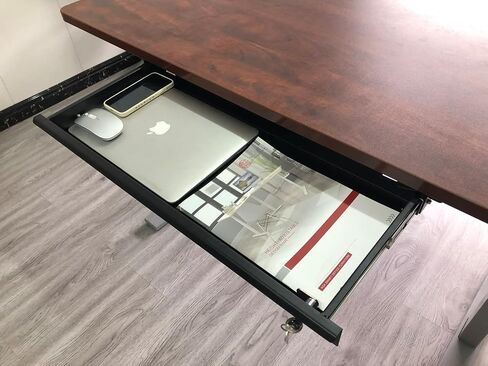 Pull-Out Desk Drawer - Office Storage Organizer Mounts Easily, Space-Saving Slide-Out Drawer for Under Desk (23.22 in Internal Width) in Saudi Arabia
