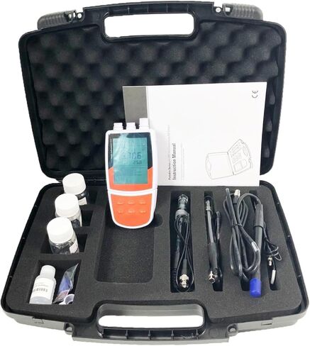 multiparameter جودة المياه العداد ph orp أيون التركيز الموصلية tds tds مقاومة الملوحة الأوكسجين المذاب 8 أوضاع اختبار أوضاع in Kuwait