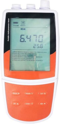 multiparameter جودة المياه العداد ph orp أيون التركيز الموصلية tds tds مقاومة الملوحة الأوكسجين المذاب 8 أوضاع اختبار أوضاع in Kuwait