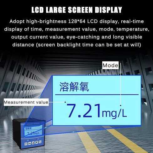 اختبار جودة المياه ، شاشة مياه متعددة المعلمة ، شاشة شاشة LCD كبيرة ، نطاق قياس 0 ~ 20mg/L ، تعويض درجة الحرارة التلقائية in Saudi Arabia