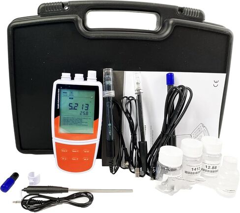 Water Quality Meter Multiparameter Water Quality Tester for PH ORP Ion Concentration Conductivity TDS Salinity Resistivity Dissolved Oxygen Measurement in Kuwait