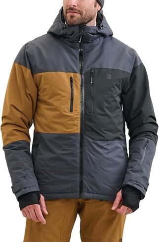 سترة السائل السائل المعزول على الجليد (الرجال) ، الفحم/الأرض/الأسود ، المتوسط in Kuwait