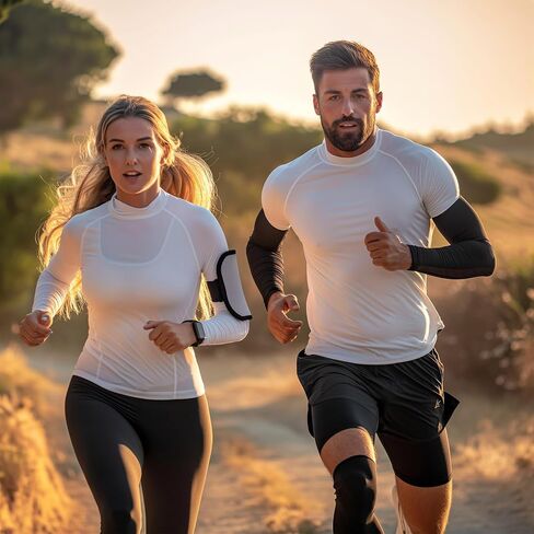 Luwint UV حماية الشمس ذراع الأكمام الأكمام الساق غطاء التبريد للشباب البالغين in Kuwait